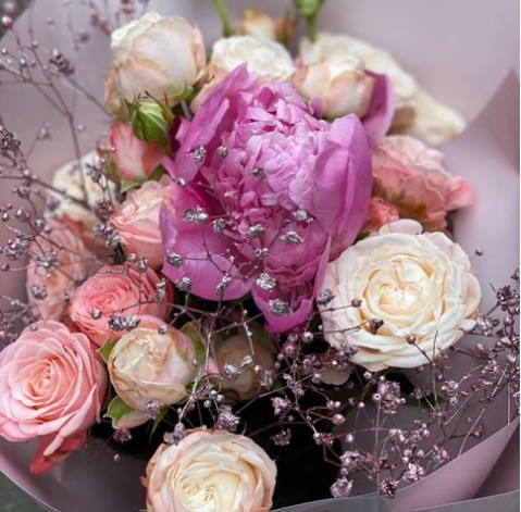 Букет Розовый роман 2 доставка цветов