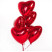 Шарик Сердце красный 2 доставка цветов ракурс