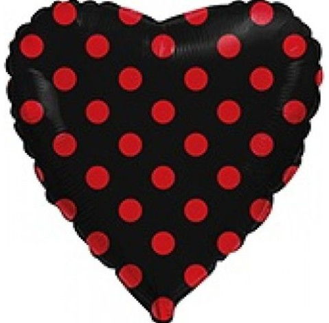 Кулька Серце полька 1 доставка квітів