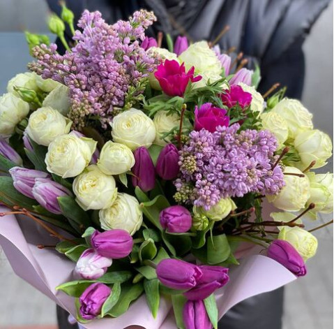 Букет Пурпурна зірка 2 доставка квітів