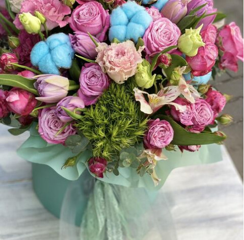 Цветочная композиция Радостный день 2 доставка цветов