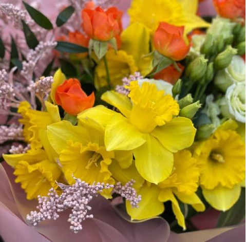 Букет Золоте світло 3 доставка квітів