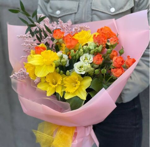 Букет Золоте світло 2 доставка квітів