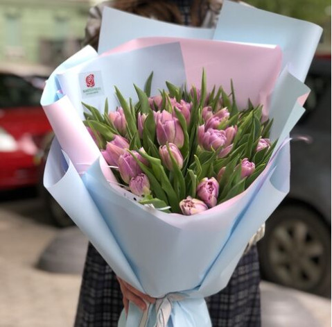 Букет 31 тюльпан 1 доставка квітів