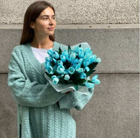 Тюльпан крашеный 6 доставка цветов