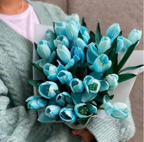 Тюльпан крашеный 4 доставка цветов