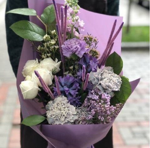 Bouquet Purple aroma 2 Flower delivery
