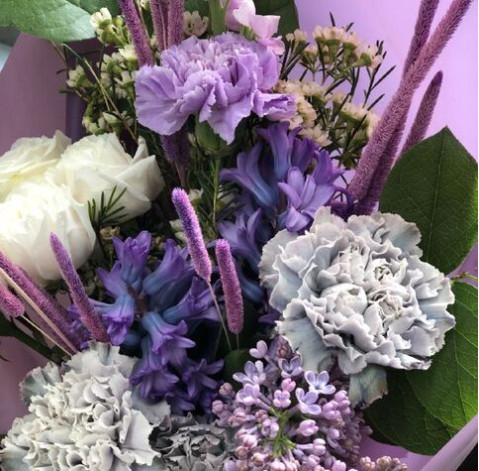 Bouquet Purple aroma 3 Flower delivery