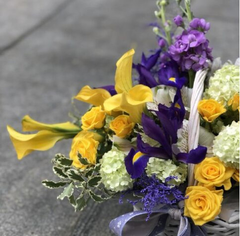 Flower arrangement Yellow ink 3 Flower delivery