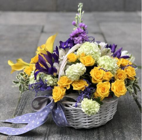 Flower arrangement Yellow ink 2 Flower delivery