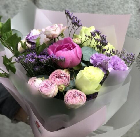 Букет Яскраві обійми 2 доставка квітів