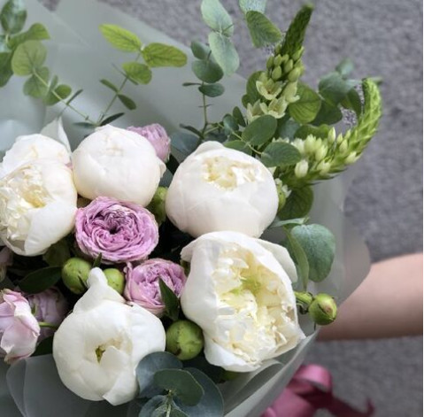 Букет Чорничний пломбір 2 доставка квітів