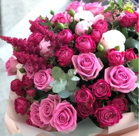 Букет Малиновий рай 4 доставка квітів