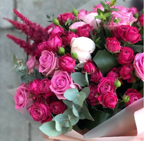 Букет Малиновий рай 3 доставка квітів