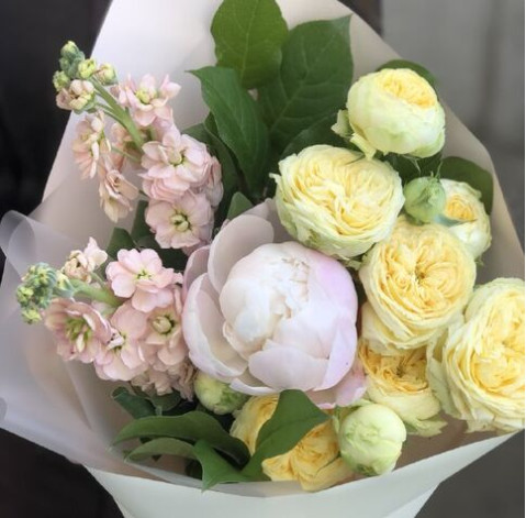 Букет Сонячний серпанок 3 доставка квітів