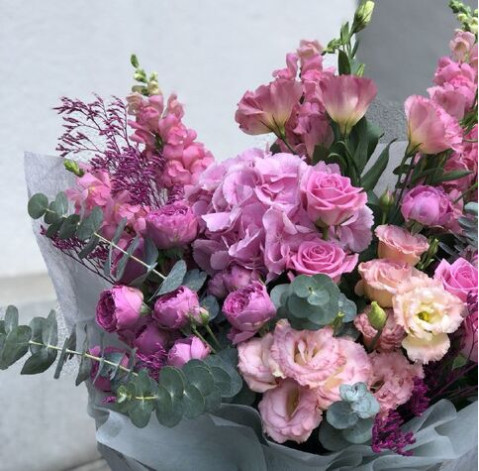 Букет Рожевий сплеск 3 доставка квітів