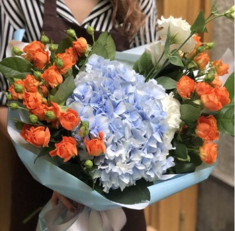 Букет Полум'яна крапля 3 доставка квітів