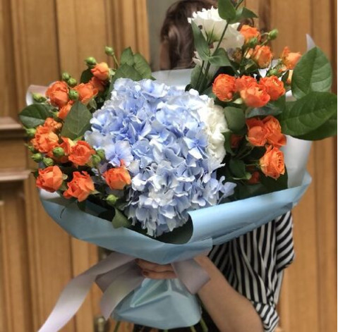 Букет Полум'яна крапля 2 доставка квітів