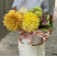 Квіткова композиція Жовта жоржина 1 доставка квітів ракурс