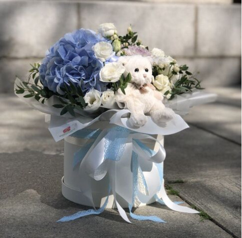 Квіткова композиція Зворушливий презент 2 доставка квітів