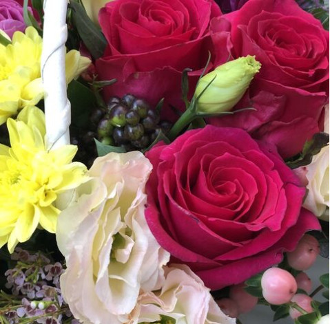 Цветочная композиция Цветочный блюз 4 доставка цветов