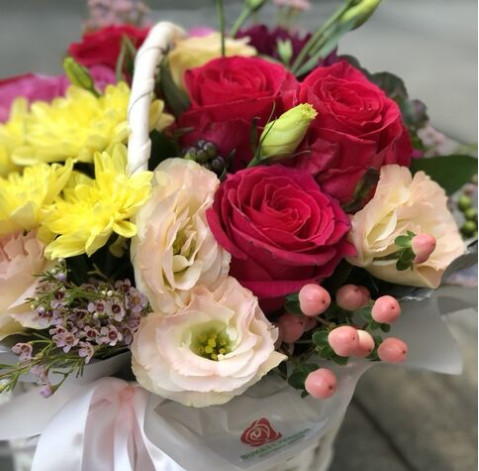 Цветочная композиция Цветочный блюз 3 доставка цветов