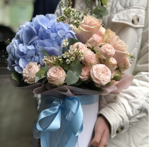 Квіткова композиція З найкращими побажаннями 2 доставка квітів