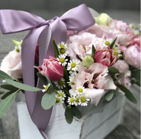 Flower arrangement Violets 4 Flower delivery