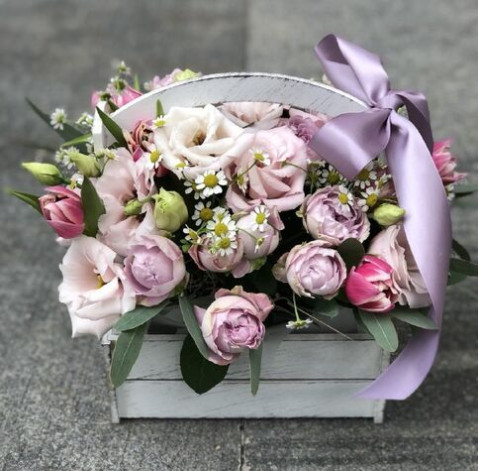 Flower arrangement Violets 2 Flower delivery