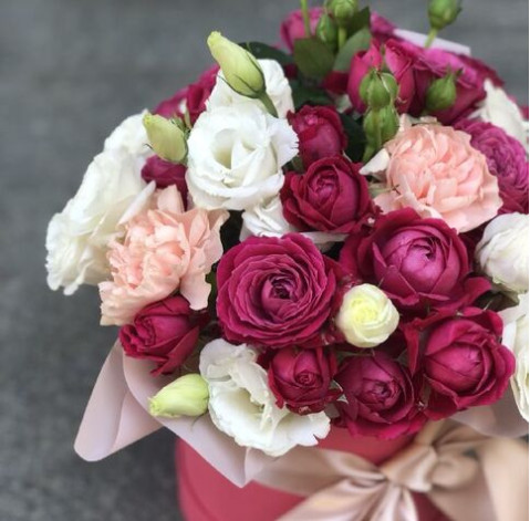 Квіткова композиція Від щирого серця 2 доставка квітів