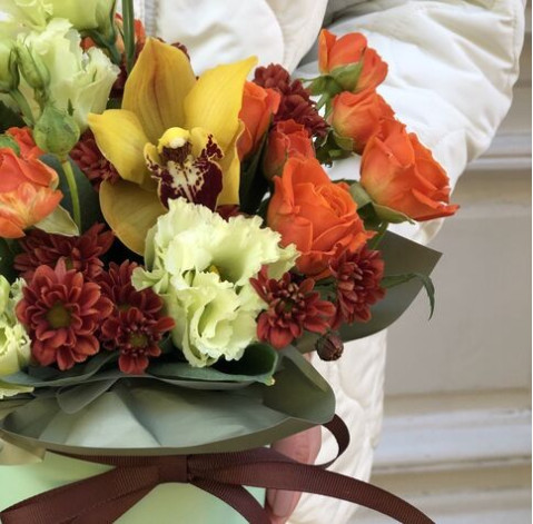 Квіткова композиція Ейфорія 5 доставка квітів