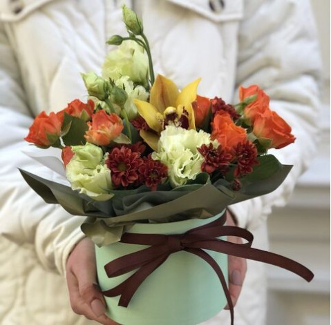 Квіткова композиція Ейфорія 2 доставка квітів