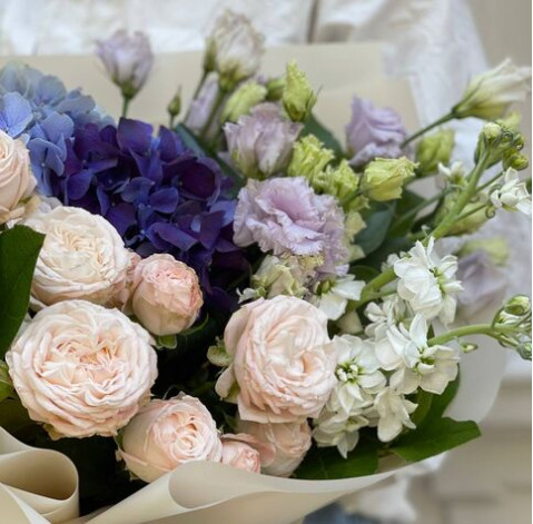 Букет Синій серпанок 3 доставка квітів