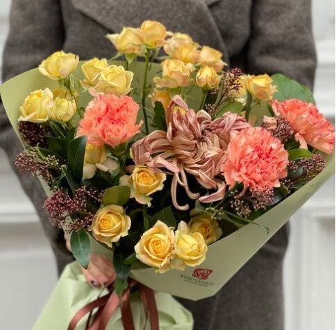 Букет Золотий вечір 3 доставка квітів