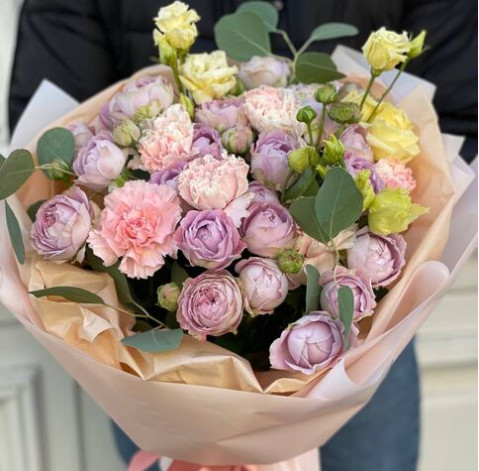 Букет Сиреневая легкость 2 доставка цветов