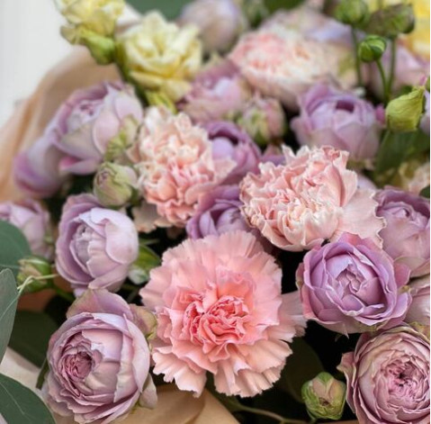 Букет Сиреневая легкость 3 доставка цветов