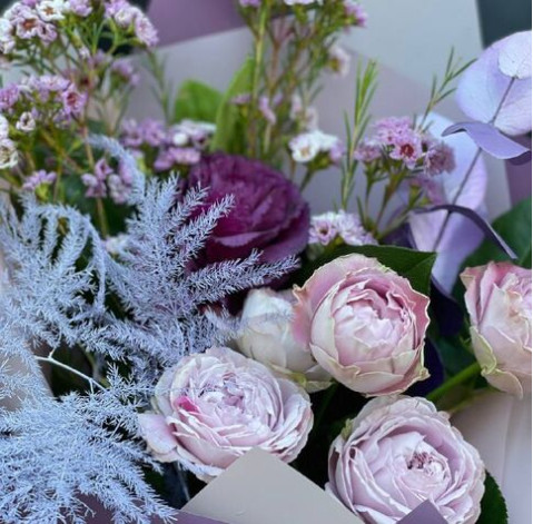 Букет Фіолетовий іній 4 доставка квітів