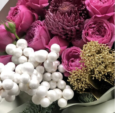 Букет Зимова ніжність 3 доставка квітів