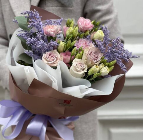 Букет Відтінки лілового 2 доставка квітів