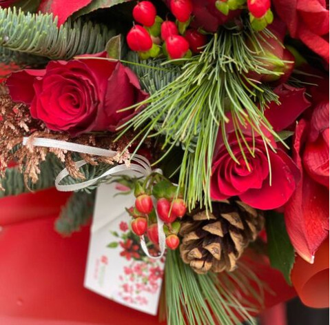 Букет Червоне натхнення 3 доставка квітів