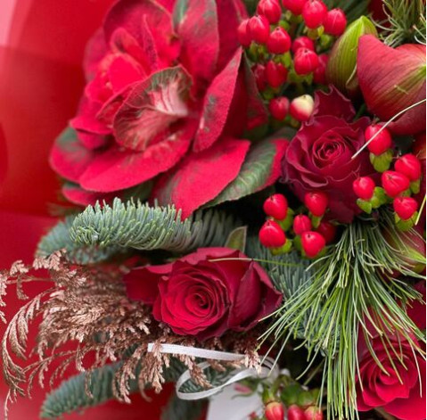 Букет Червоне натхнення 2 доставка квітів