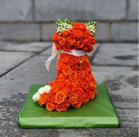 Квіткова композиція Лисиця 3 доставка квітів