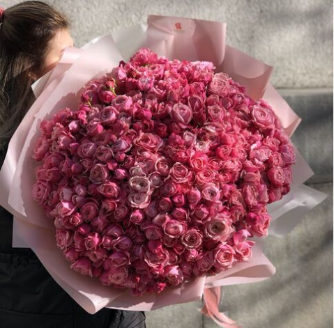 Букет 101 Сильва Пінк 2 доставка квітів