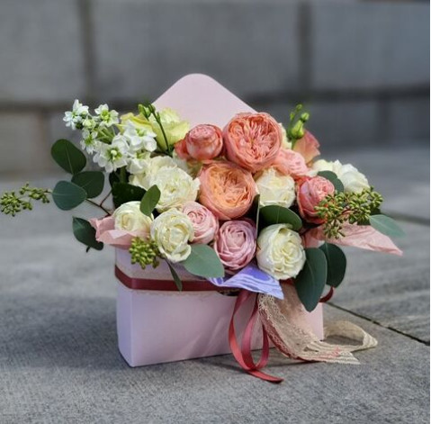 Квіткова композиція Дихання ніжності 2 доставка квітів