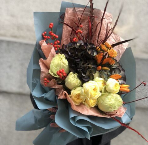 Букет Осінні мрії 2 доставка квітів