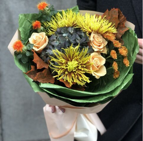 Букет Осіння чарівність 2 доставка квітів