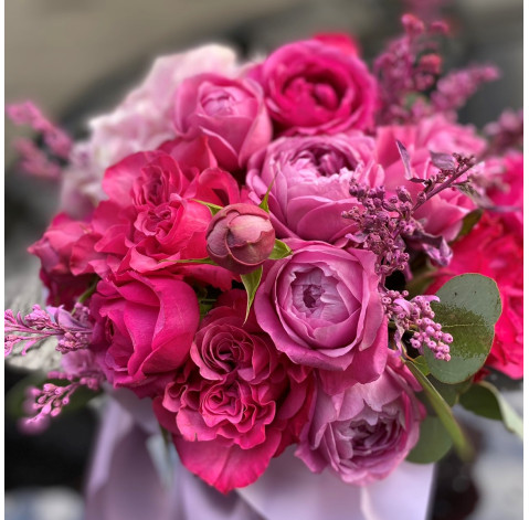 Цветочная композиция Романтический вечер 3 доставка цветов