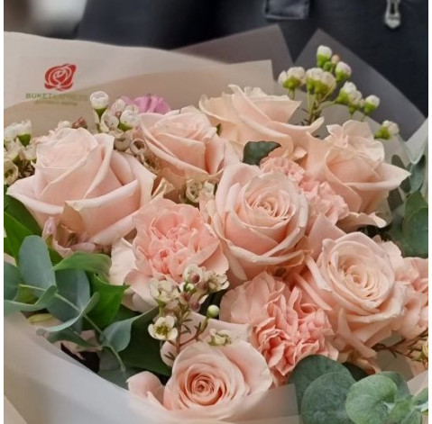 Букет Розовое наслаждение 2 доставка цветов