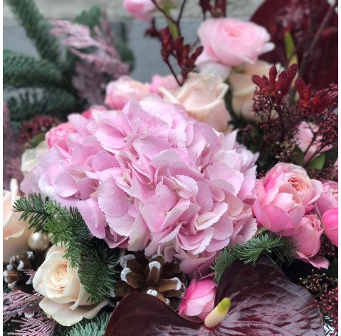 Композиція Новорічний пунш 3 доставка квітів