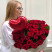 Bouquet 51 roses with heart Flower delivery foreshortening Bouquet 51 roses with heart 1 Flower delivery foreshortening